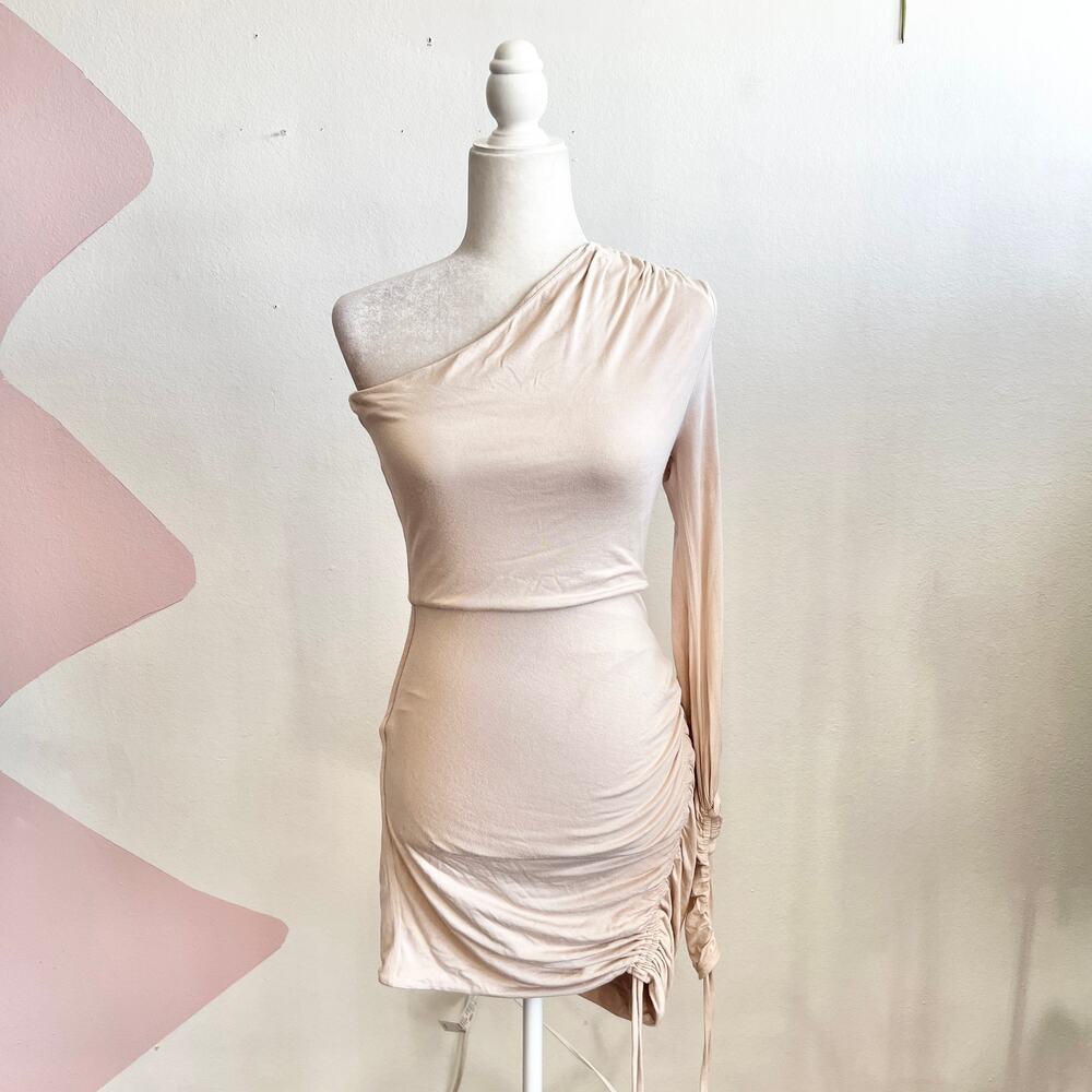 Michael Costello x Revolve One Shoulder Dress Elegant Night Out Formal Medium